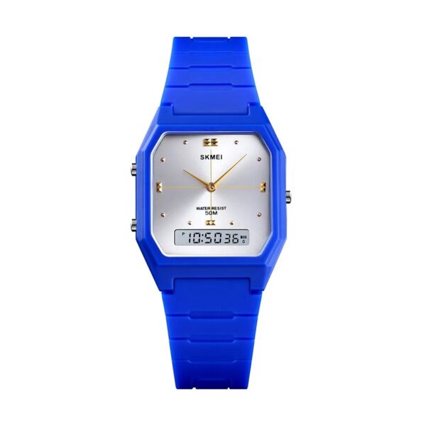 Ψηφιακό/αναλογικό ρολόι χειρός – Skmei - 1604 - Blue - GoodFlix