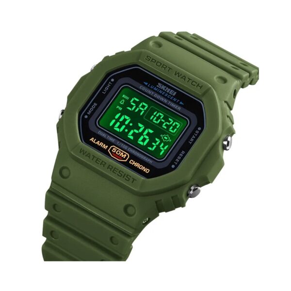 Ψηφιακό ρολόι χειρός – Skmei - 1628 - Green/Black - GoodFlix