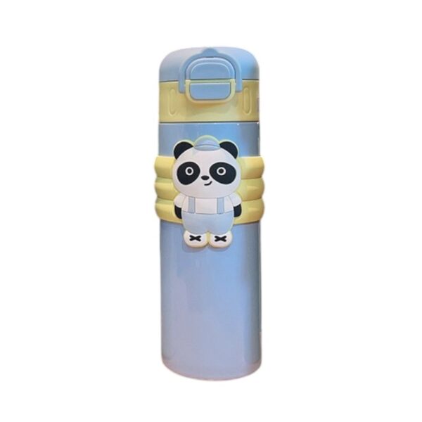 Παιδικό παγούρι-θερμός με καλαμάκι - 500ml - 219446 - Blue - GoodFlix