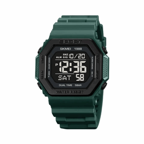 Ψηφιακό ρολόι χειρός – Skmei - 1988 - Dark Green - GoodFlix