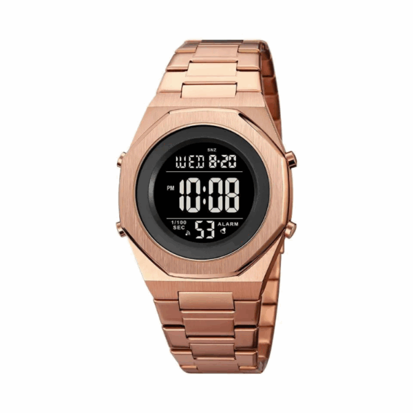 Ψηφιακό ρολόι χειρός – Skmei – 2066 - Rose Gold/Black - GoodFlix