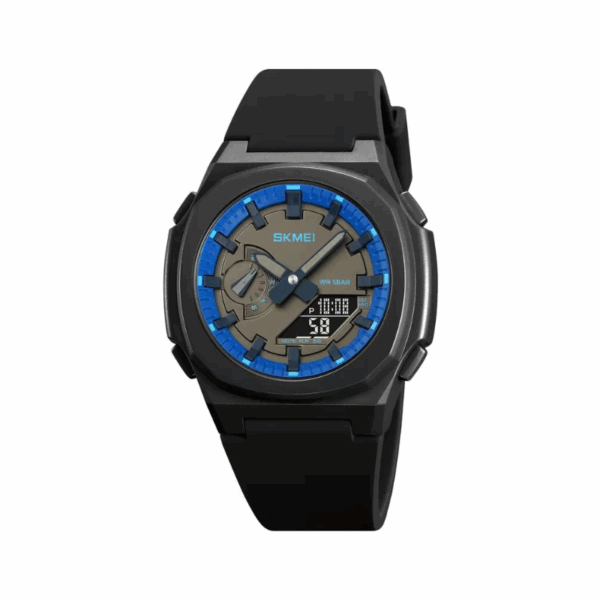 Ψηφιακό/αναλογικό ρολόι χειρός – Skmei - 2091 - Dark Blue/Black screen - GoodFlix