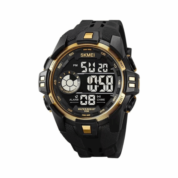Ψηφιακό ρολόι χειρός – Skmei - 2123 - Black/Gold - GoodFlix