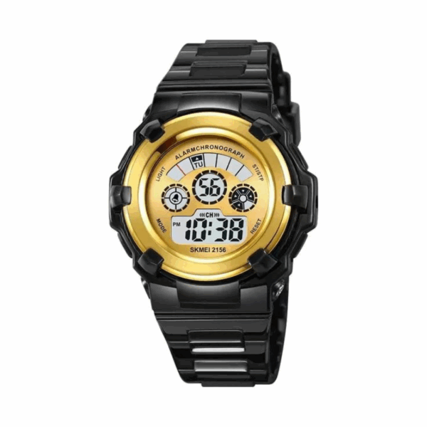Ψηφιακό ρολόι χειρός – Skmei - 2156 - Black/Gold - GoodFlix