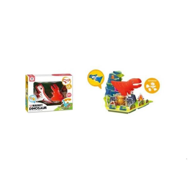 Παιχνίδι κατασκευής με μαγνήτες - Dinosaur - HD391A - 221945 - GoodFlix