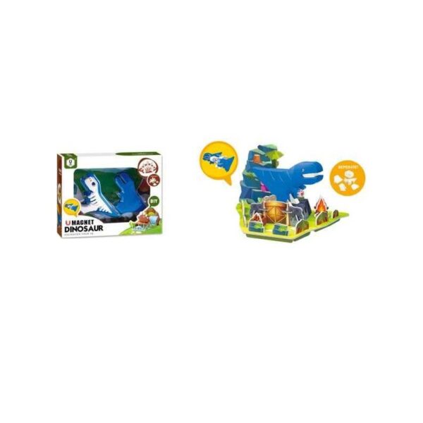 Παιχνίδι κατασκευής με μαγνήτες - Dinosaur - HD391A-1 - 221950 - GoodFlix