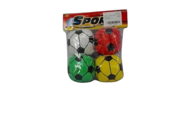 Σετ μαλακά μπαλάκια παιχνιδιού - No.3 - 4pcs - 0648-45 - 222066 - GoodFlix