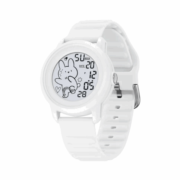 Παιδικό ψηφιακό ρολόι χειρός – Skmei - 2217 - White - GoodFlix