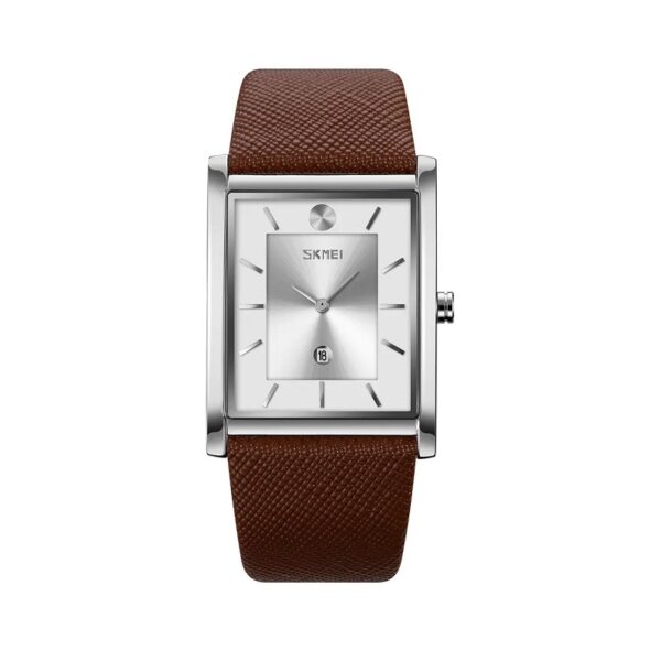 Αναλογικό ρολόι χειρός – Skmei - 9256 - Brown/Silver - GoodFlix
