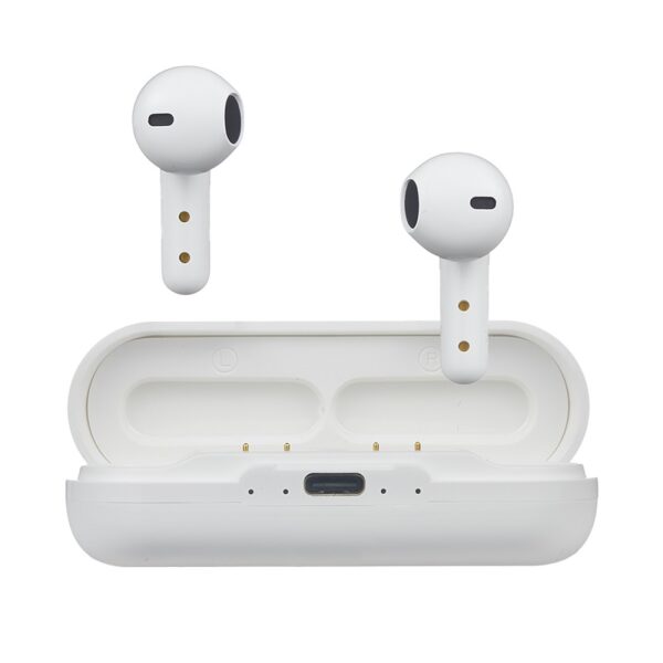 Ασύρματα ακουστικά με θήκη φόρτισης - PRO X - 352451 - White - GoodFlix
