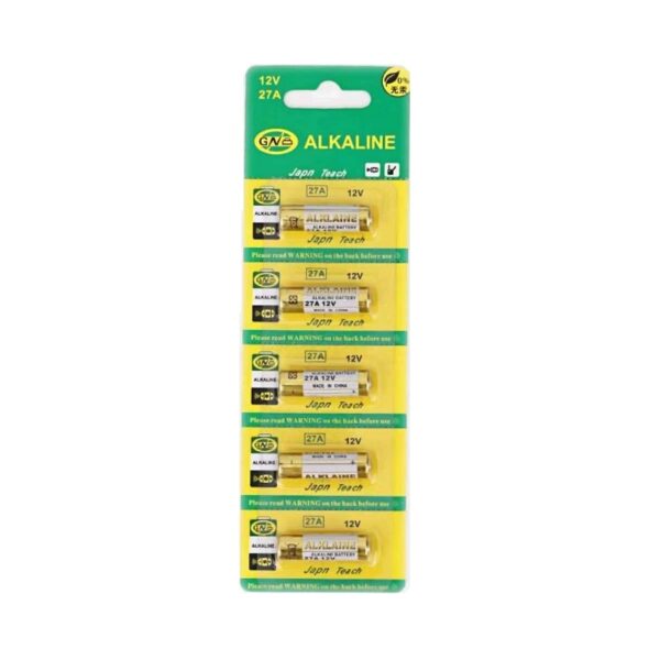 Αλκαλικές μπαταρίες - 27A - 12V - 5pcs - 400024 - GoodFlix