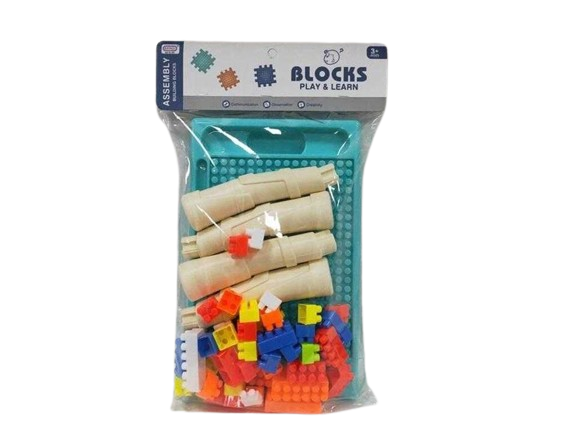 Πάγκος κατασκευών DIY με τουβλάκια - 50pcs - 6688-8 - 493795 - GoodFlix