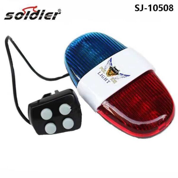 Φάρος-σειρήνα ποδηλάτου - Red/Blue - SJ-10508 - 650103 - GoodFlix