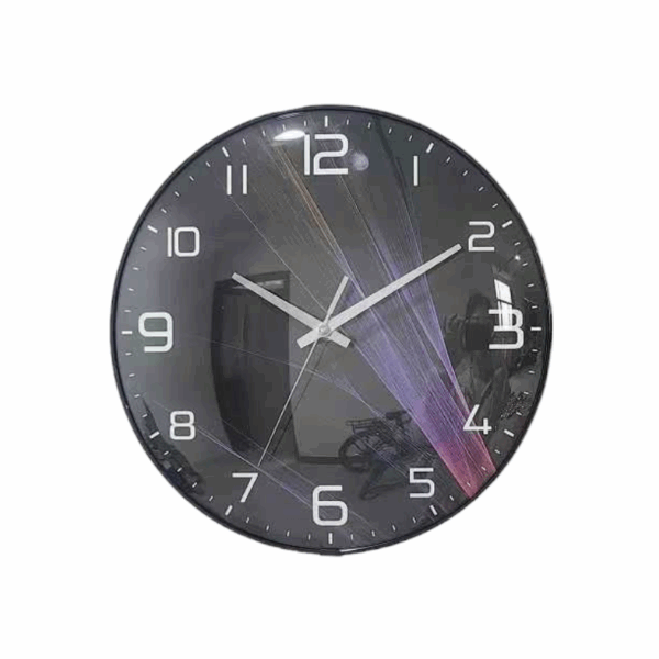 Ρολόι τοίχου - FHS-B625-13 - 505039 - Black/Purple - GoodFlix