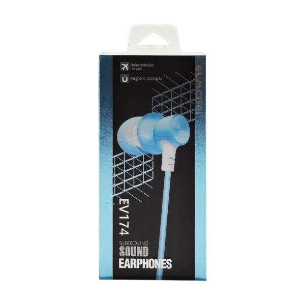 Ενσύρματα ακουστικά - EV-174 - 551212 - Light Blue - GoodFlix