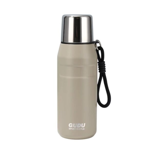 Φορητό παγούρι-θερμός - 650ml - 616243 - Beige - GoodFlix