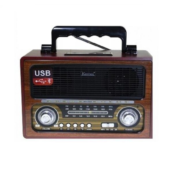 Επαναφορτιζόμενο ραδιόφωνο Retro - M1800BT - 654381 - GoodFlix