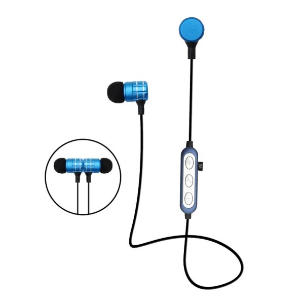 Aσύρματα ακουστικά - Neckband -  K07 - 672007 - Blue - GoodFlix