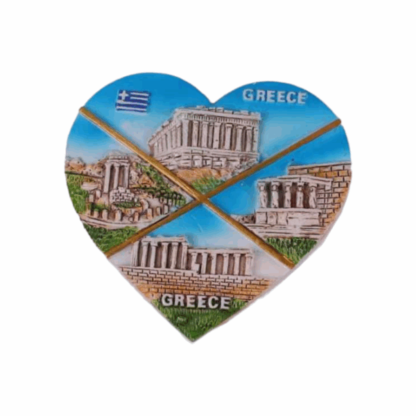Tουριστικό μαγνητάκι Souvenir – Σετ 12pcs - Resin Magnet - Greece - 678039 - GoodFlix