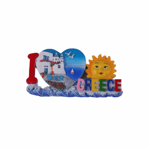 Tουριστικό μαγνητάκι Souvenir – Σετ 12pcs - Resin Magnet - Greece - 678048 - GoodFlix