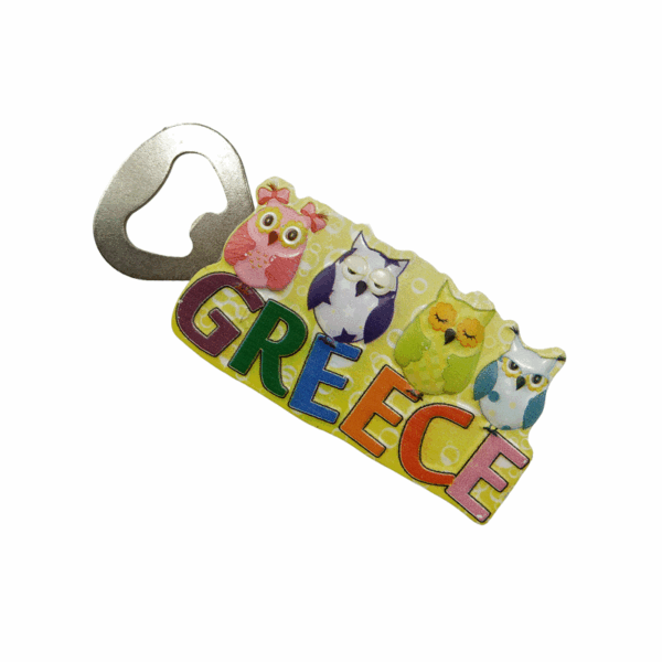 Tουριστικό μαγνητάκι Souvenir - Ανοιχτήρι - Σετ 12pcs - Resin Magnet - Greece - 678069 - GoodFlix
