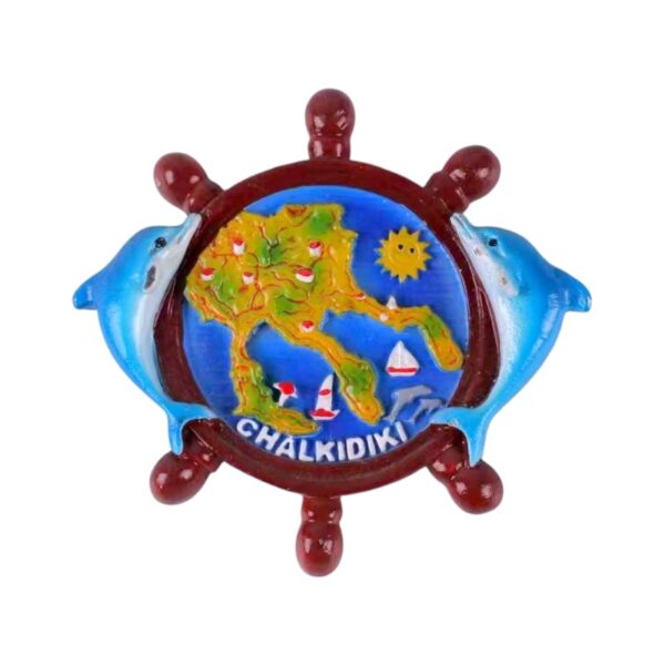 Tουριστικό μαγνητάκι Souvenir – Σετ 12pcs - Resin Magnet - Chalkidiki - 678083 - GoodFlix