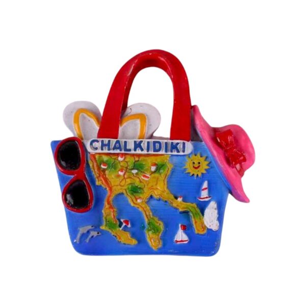 Tουριστικό μαγνητάκι Souvenir – Σετ 12pcs - Resin Magnet - Chalkidiki - 678085 - GoodFlix