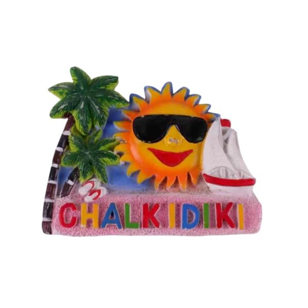 Tουριστικό μαγνητάκι Souvenir – Σετ 12pcs - Resin Magnet - Chalkidiki - 678099 - GoodFlix