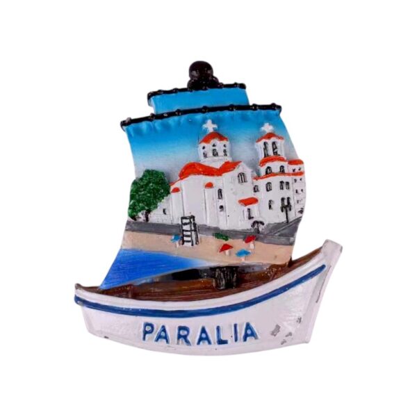 Tουριστικό μαγνητάκι Souvenir – Σετ 12pcs - Resin Magnet - Paralia - 678101 - GoodFlix