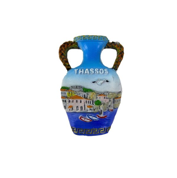 Tουριστικό μαγνητάκι Souvenir – Σετ 12pcs - Resin Magnet - Thassos - 678121 - GoodFlix