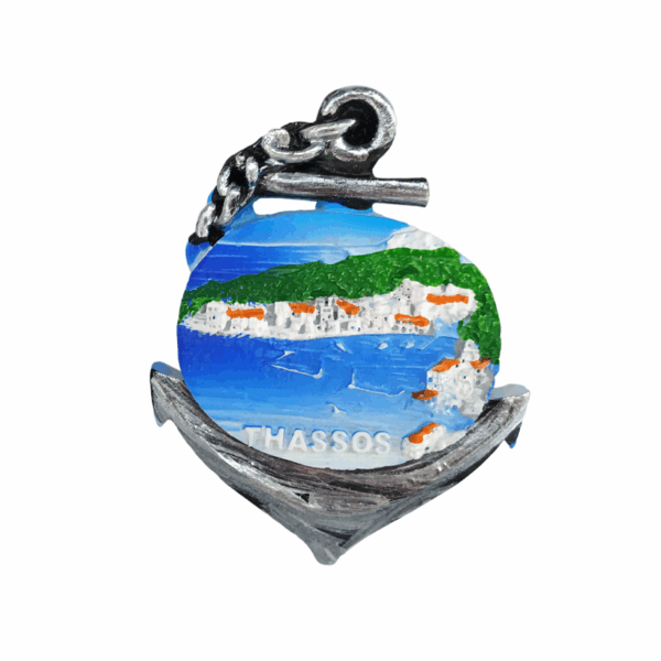Tουριστικό μαγνητάκι Souvenir – Σετ 12pcs - Resin Magnet - Thassos - 678122 - GoodFlix