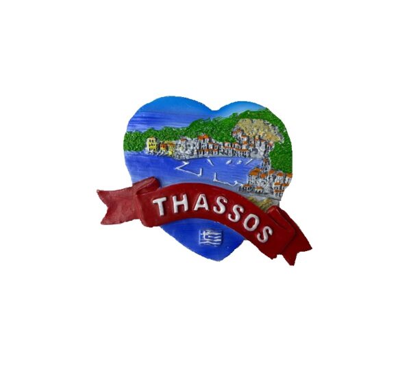 Tουριστικό μαγνητάκι Souvenir – Σετ 12pcs - Resin Magnet - Thassos - 678123 - GoodFlix