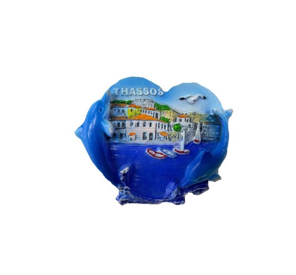 Tουριστικό μαγνητάκι Souvenir – Σετ 12pcs - Resin Magnet - Thassos - 678124 - GoodFlix