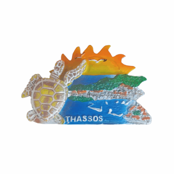 Tουριστικό μαγνητάκι Souvenir – Σετ 12pcs - Resin Magnet - Thassos - 678131 - GoodFlix