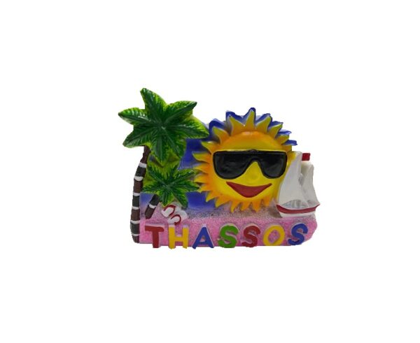 Tουριστικό μαγνητάκι Souvenir – Σετ 12pcs - Resin Magnet - Thassos - 678134 - GoodFlix
