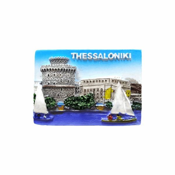 Tουριστικό μαγνητάκι Souvenir – Σετ 12pcs - Resin Magnet - Thessaloniki - 678151 - GoodFlix
