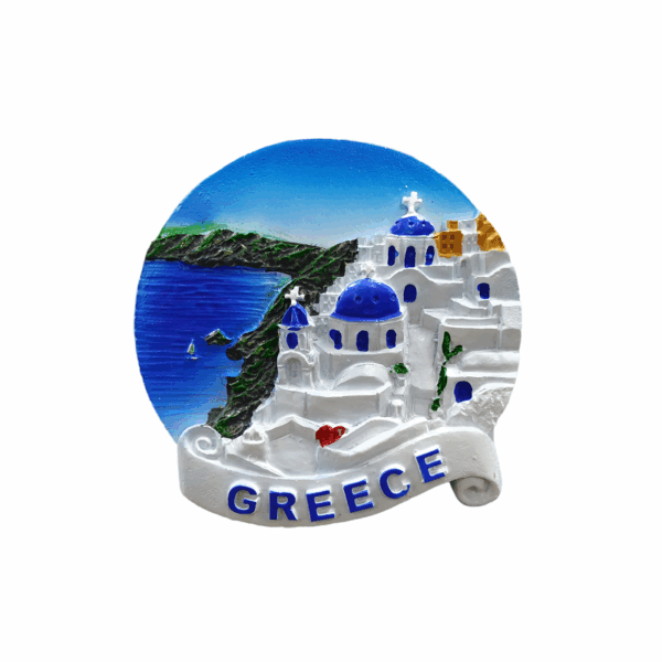 Tουριστικό μαγνητάκι Souvenir – Σετ 12pcs - Resin Magnet - Greece - 678251 - GoodFlix