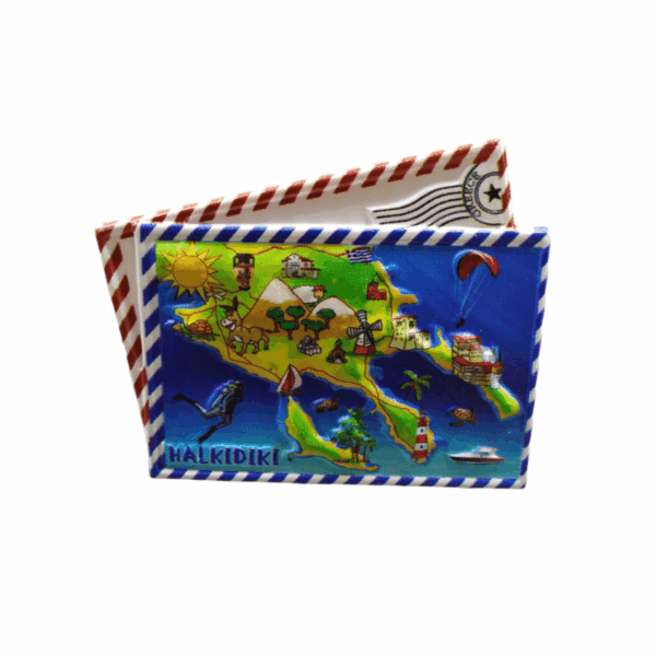 Tουριστικό μαγνητάκι Souvenir – Σετ 12pcs - Resin Magnet - Chalkidiki - 678303 - GoodFlix