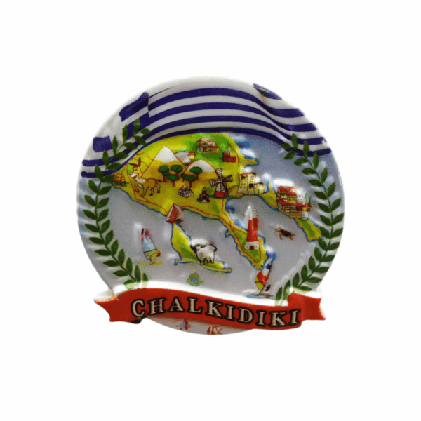 Tουριστικό μαγνητάκι Souvenir – Σετ 12pcs - Resin Magnet - Chalkidiki - 678305 - GoodFlix