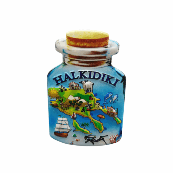 Tουριστικό μαγνητάκι Souvenir – Σετ 12pcs - Resin Magnet - Halkidiki - 678306 - GoodFlix