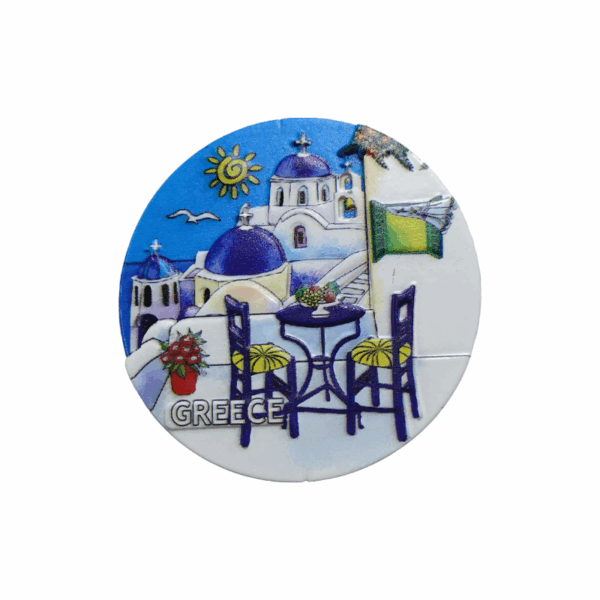 Tουριστικό μαγνητάκι Souvenir – Σετ 12pcs - Resin Magnet - Greece - 678328 - GoodFlix