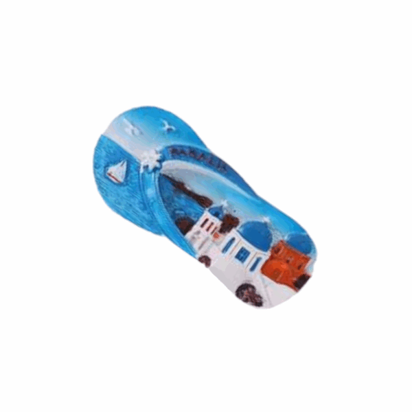 Tουριστικό μαγνητάκι Souvenir - Σετ 12pcs - Resin Magnet - Paralia - 678361 - GoodFlix