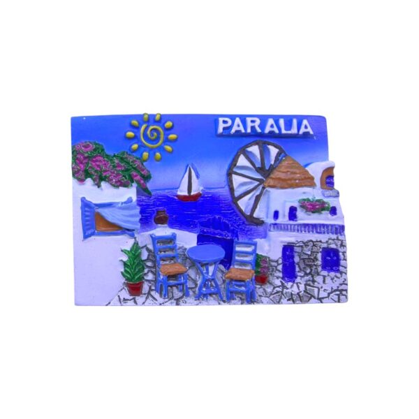 Τουριστικό μαγνητάκι Souvenir - Σετ 12pcs - Paralia - 678418 - GoodFlix