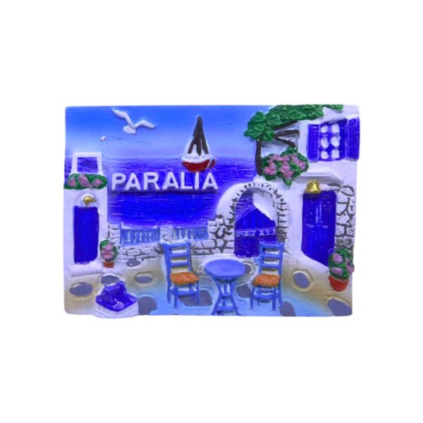 Τουριστικό μαγνητάκι Souvenir - Σετ 12pcs - Paralia - 678420 - GoodFlix