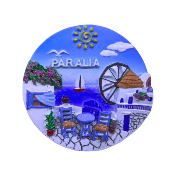 Τουριστικό μαγνητάκι Souvenir - Σετ 12pcs - Paralia - 678424 - GoodFlix