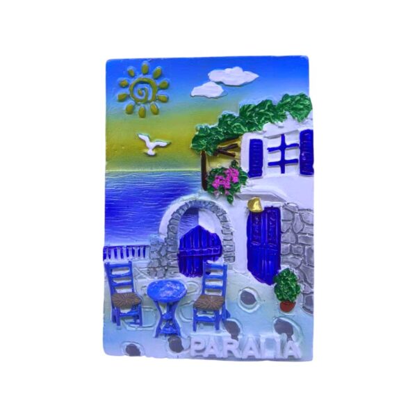 Τουριστικό μαγνητάκι Souvenir - Σετ 12pcs - Paralia - 678425 - GoodFlix
