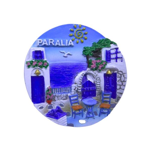 Τουριστικό μαγνητάκι Souvenir - Σετ 12pcs - Paralia - 678426 - GoodFlix