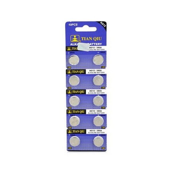 Αλκαλικές μπαταρίες - AG12/LR43H/386A – 1.5V - 10pcs - 681125 - GoodFlix
