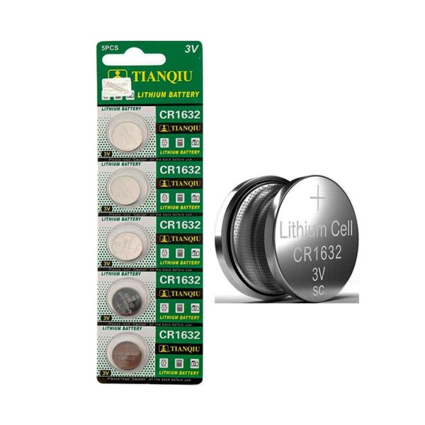 Μπαταρίες Λιθίου - CR1632 - 3V - 5pcs - 682313 - GoodFlix