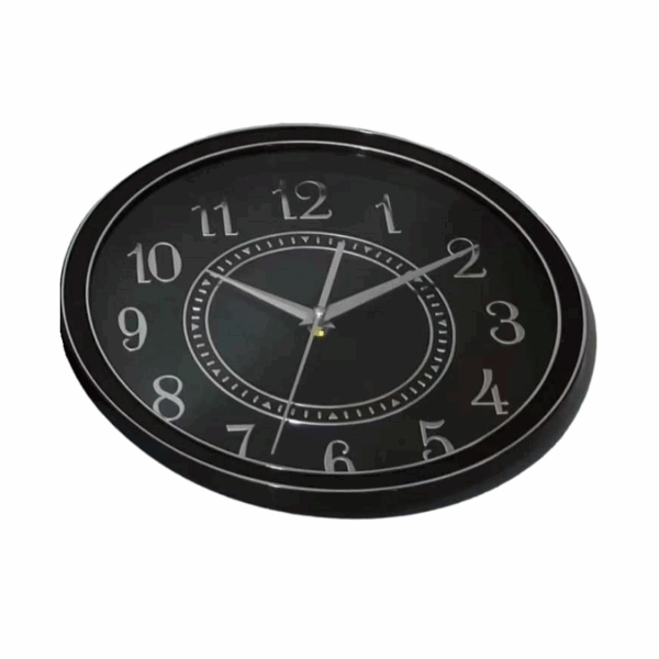 Ρολόι τοίχου - XH-726T - 687269 - Black - GoodFlix